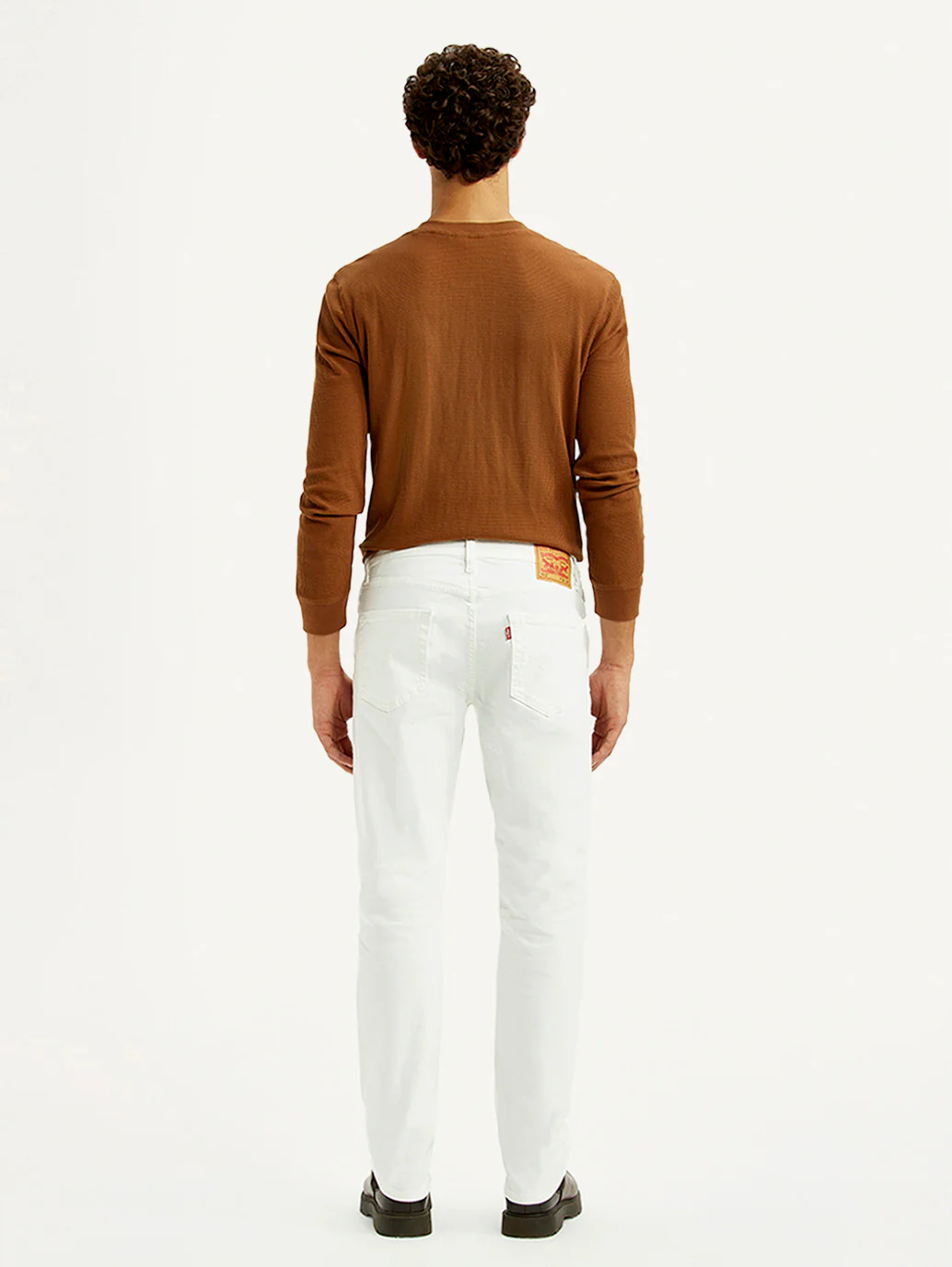 Men's 511 White Slim Fit Mid Rise Jeans - Image 3
