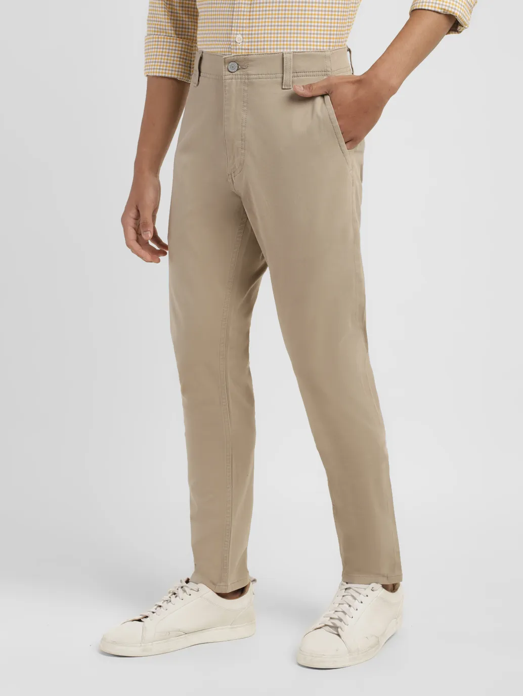 Men's 512 Beige Slim Tapered Fit Chinos - Image 5