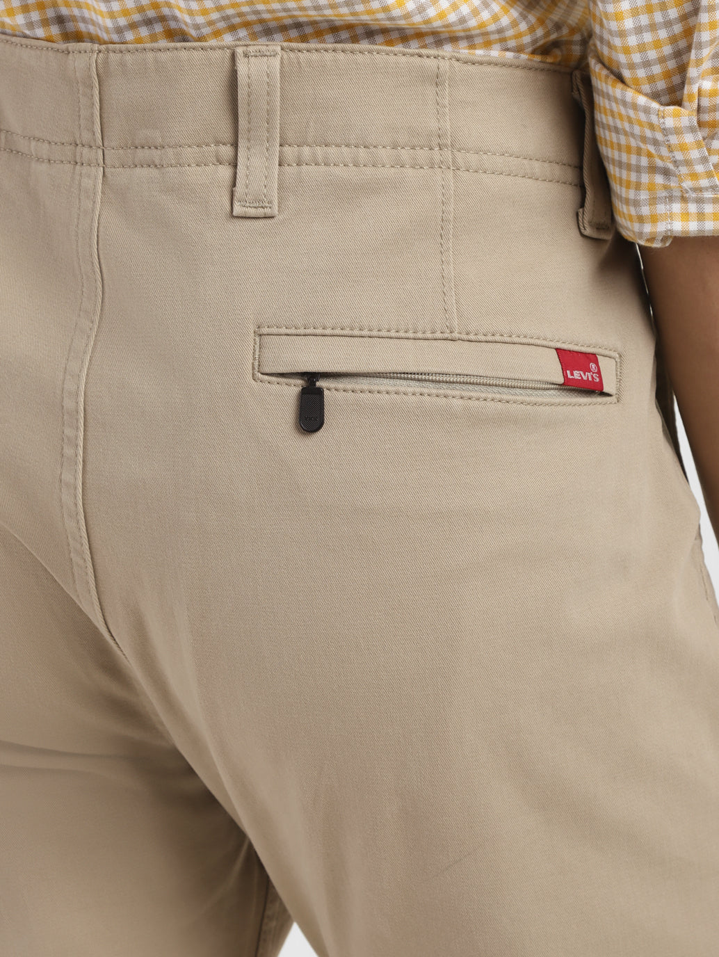 Men's 512 Beige Slim Tapered Fit Chinos - Image 6