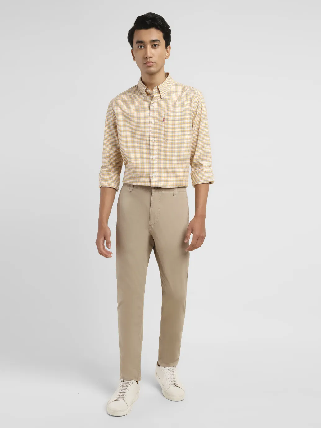 Men's 512 Beige Slim Tapered Fit Chinos - Image 9
