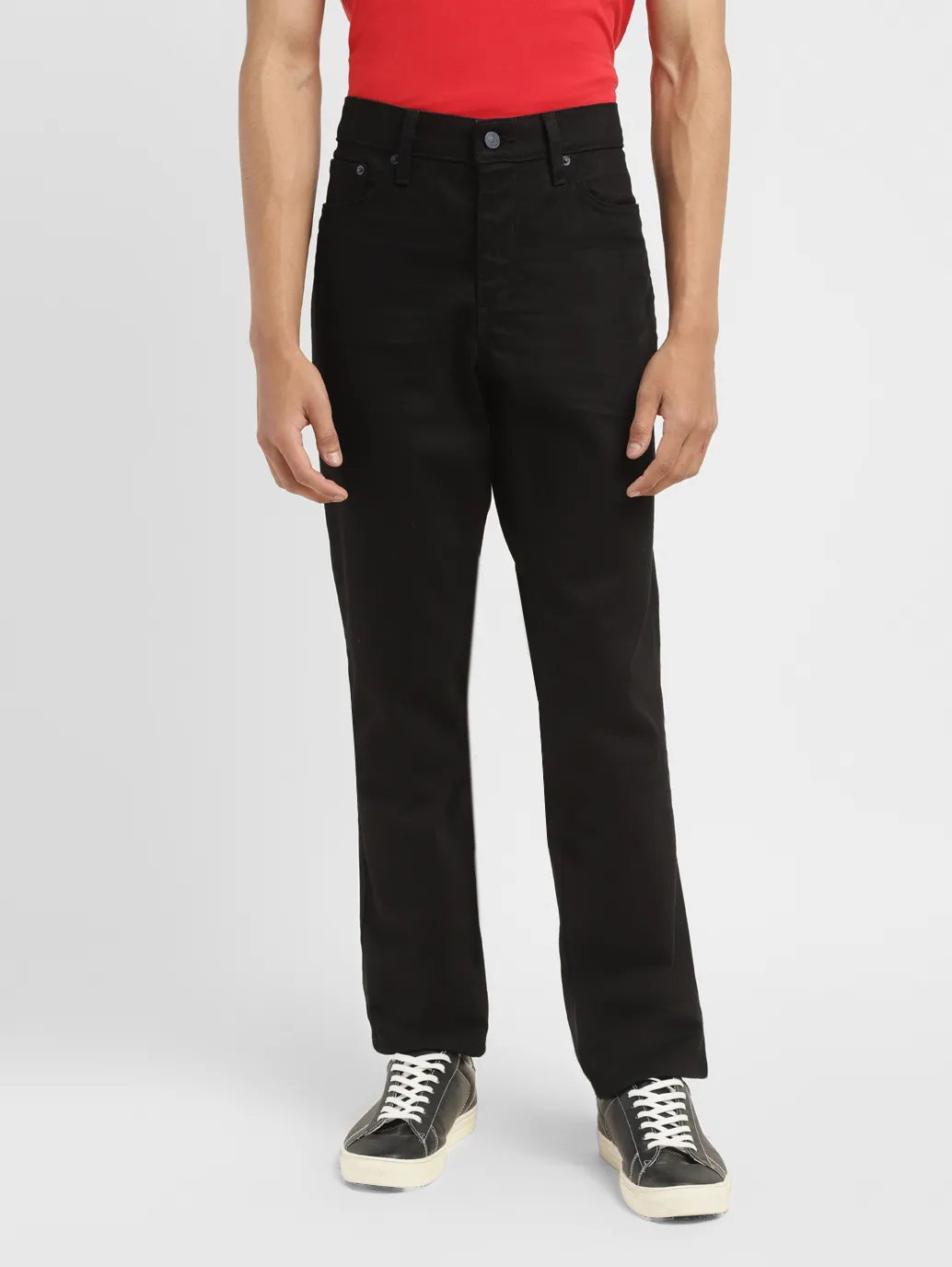 Men's 512 Black Slim Tapered Fit Mid Rise Jeans - Image 2