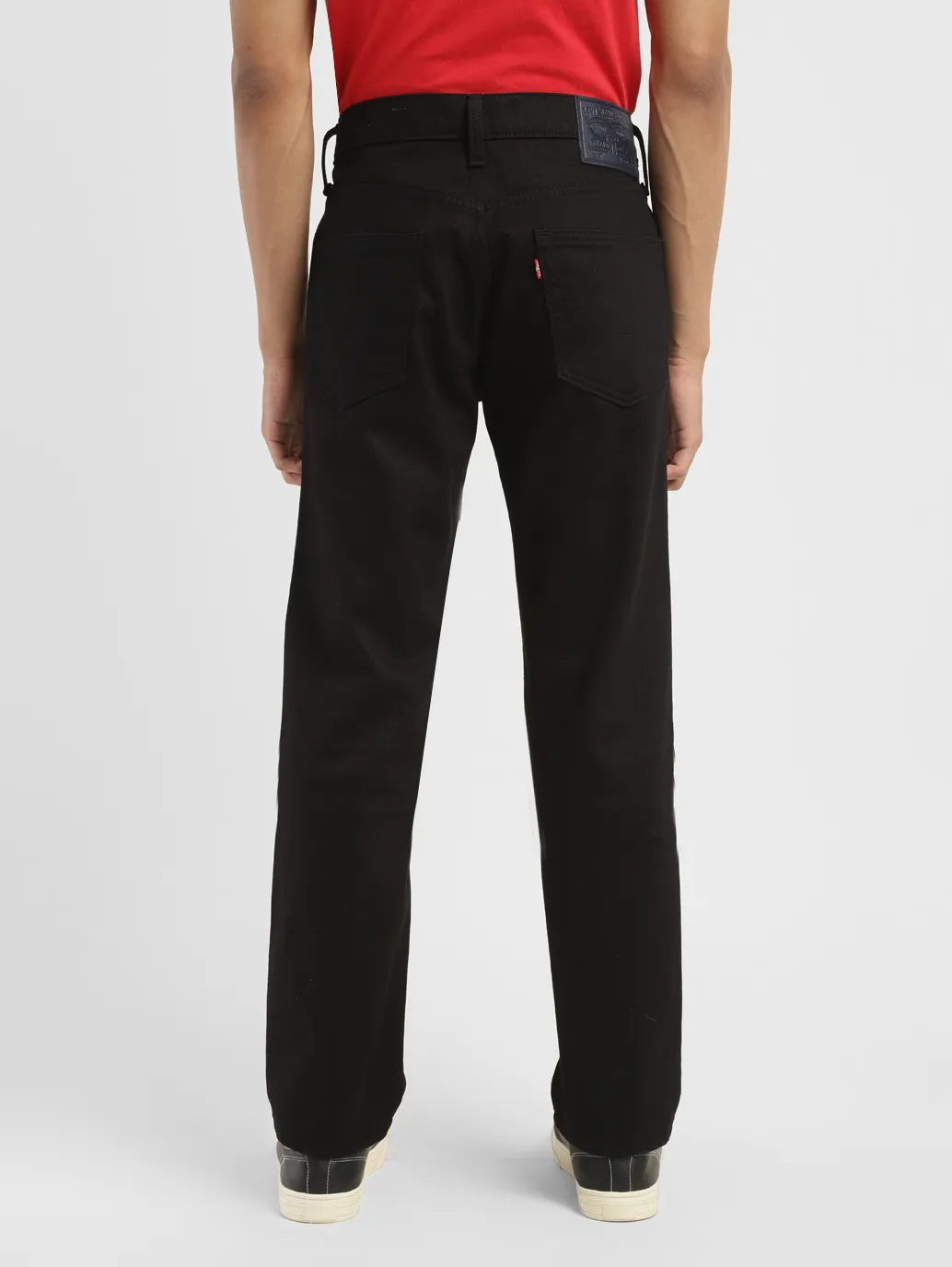 Men's 512 Black Slim Tapered Fit Mid Rise Jeans - Image 3