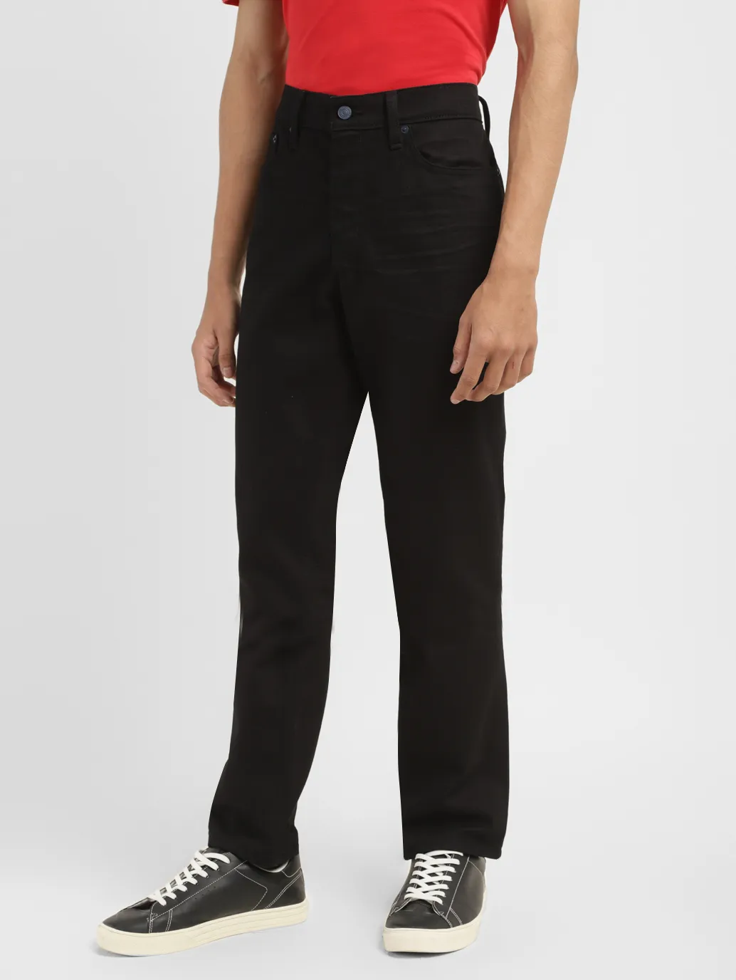 Men's 512 Black Slim Tapered Fit Mid Rise Jeans - Image 5