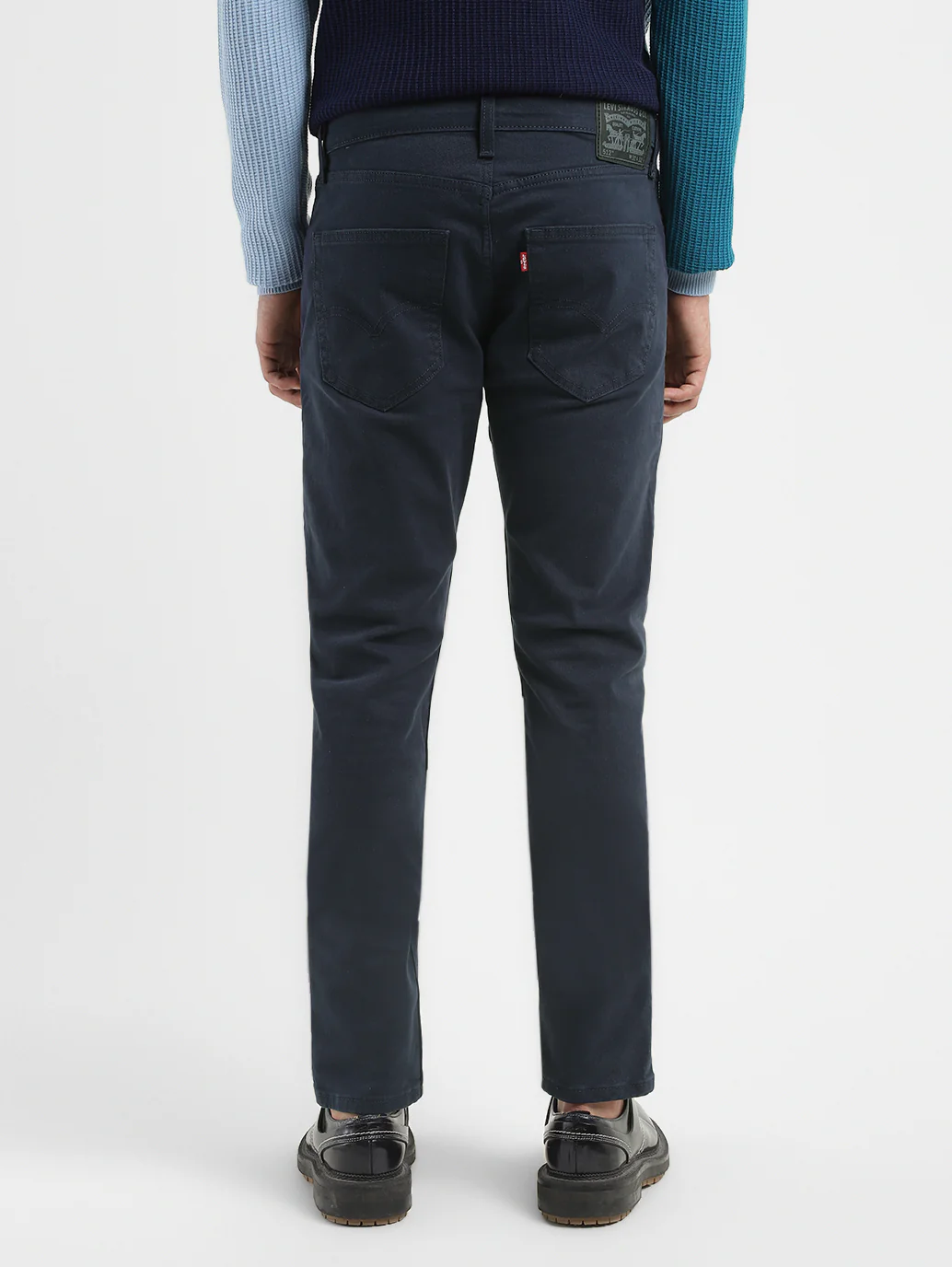 Men's 512 Navy Blue Slim Tapered Fit Mid Rise Jeans - Image 5