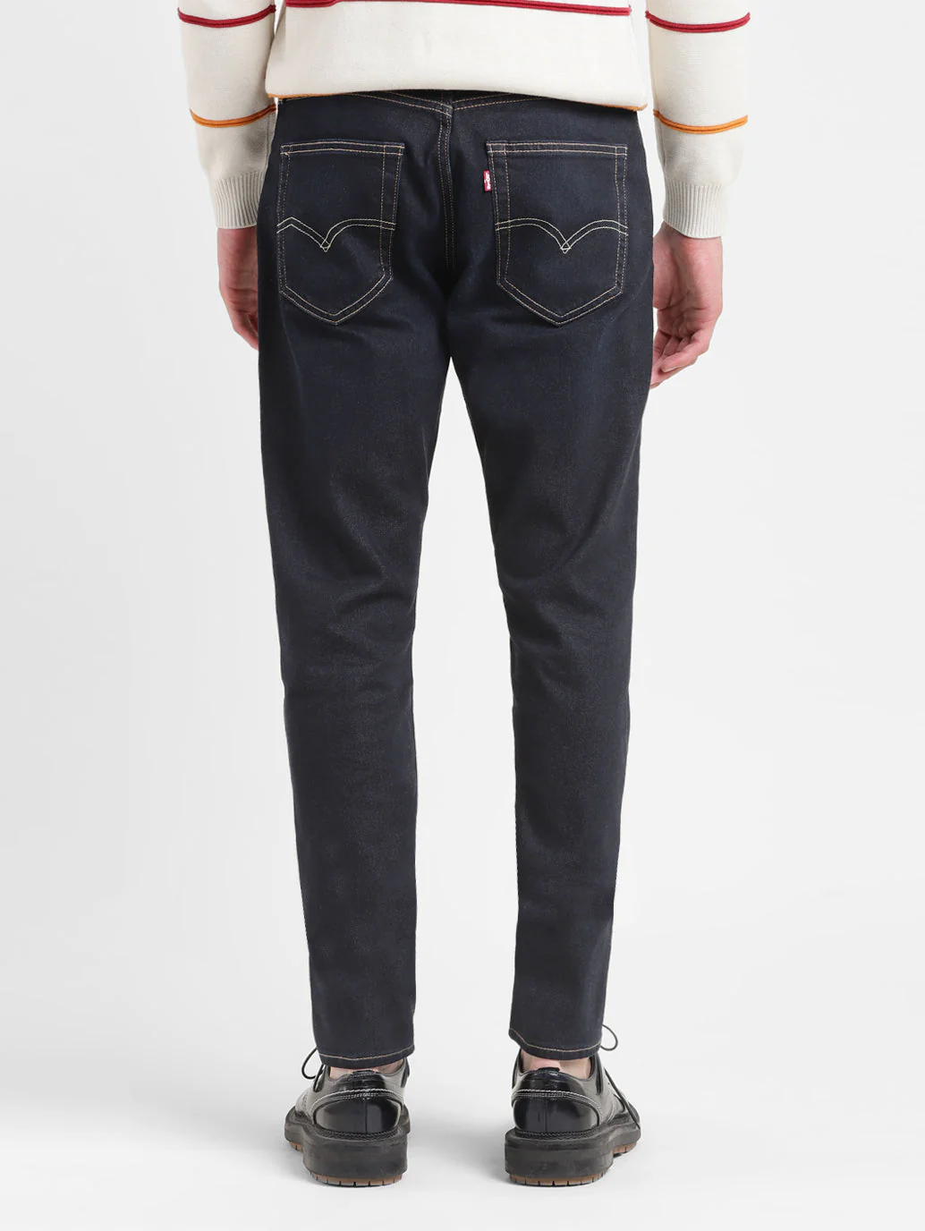 Men's 512 Black Slim Tapered Fit Mid Rise Jeans - Image 3