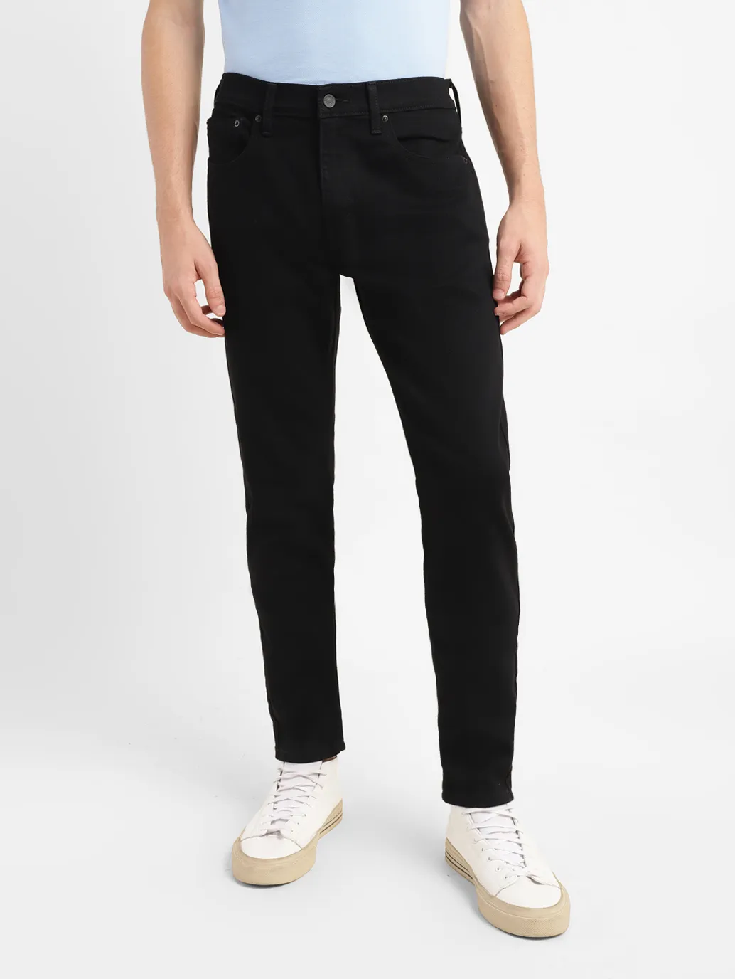 Men's 512 Black Slim Tapered Fit Mid Rise Jeans - Image 2