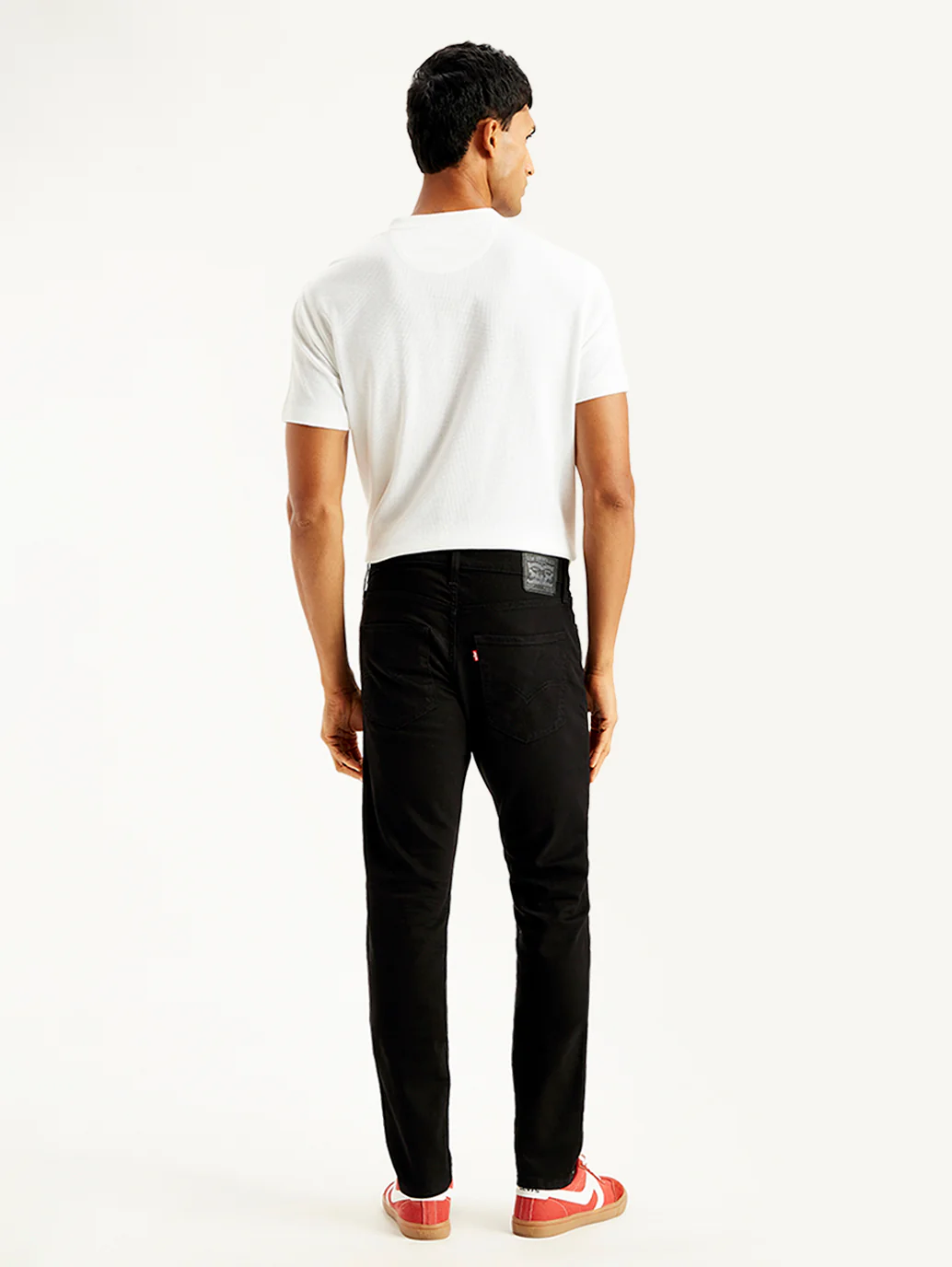 Men's 512 Black Slim Tapered Fit Mid Rise Jeans - Image 3