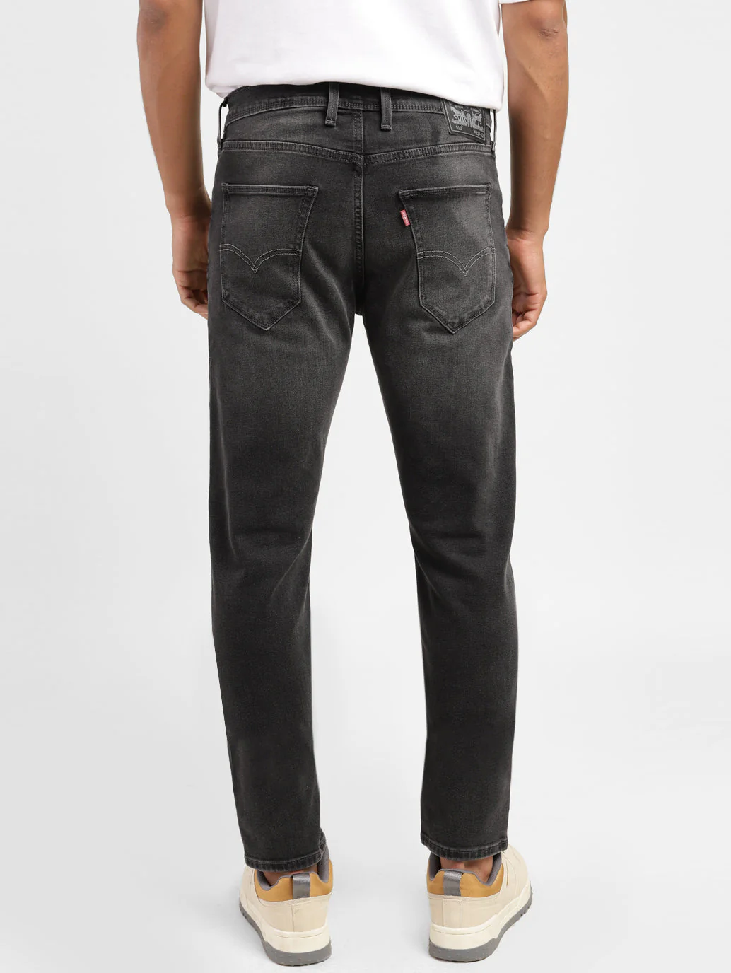 Men's 512 Black Slim Tapered Fit Mid Rise Jeans - Image 3