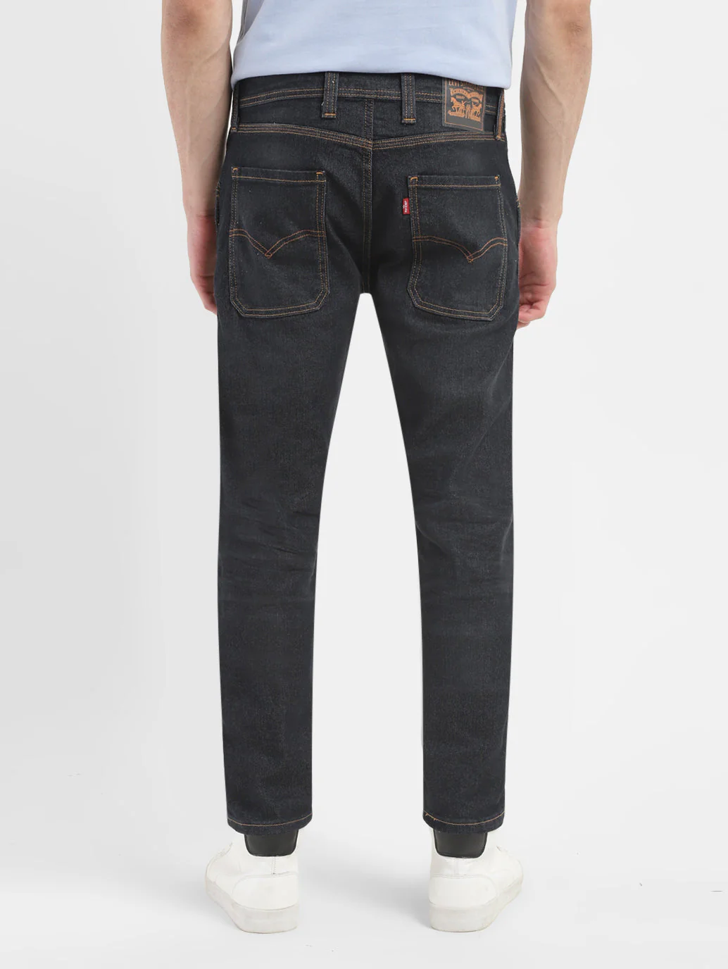 Men's 512 Black Slim Tapered Fit Mid Rise Jeans - Image 3