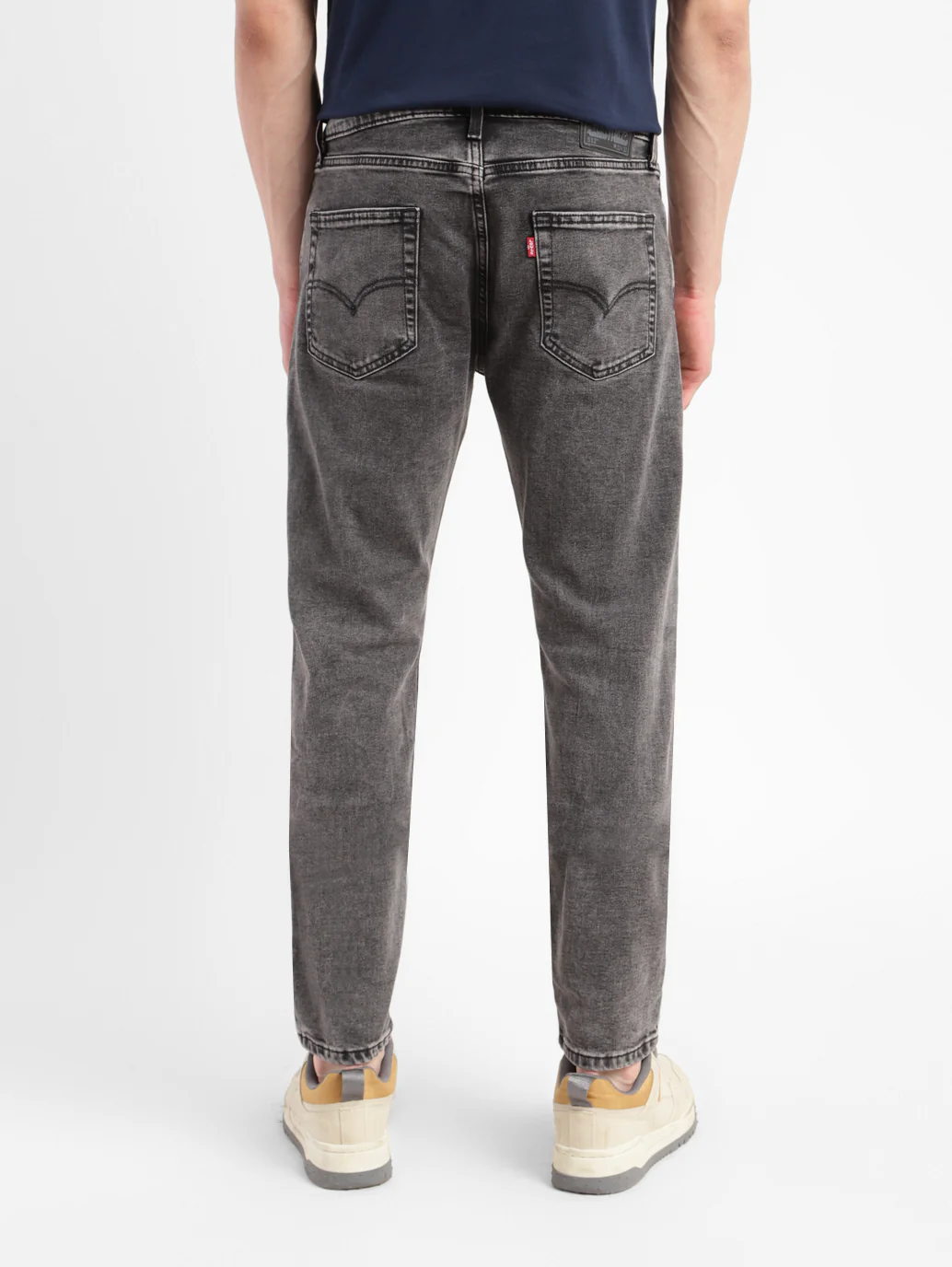 Men's 512 Black Slim Tapered Fit Mid Rise Jeans - Image 3