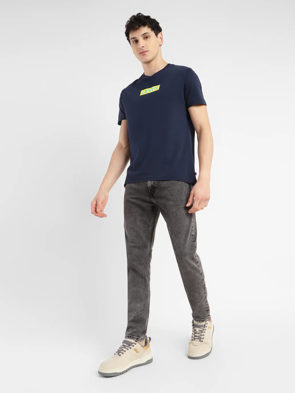 Men's 512 Black Slim Tapered Fit Mid Rise Jeans - Image 8