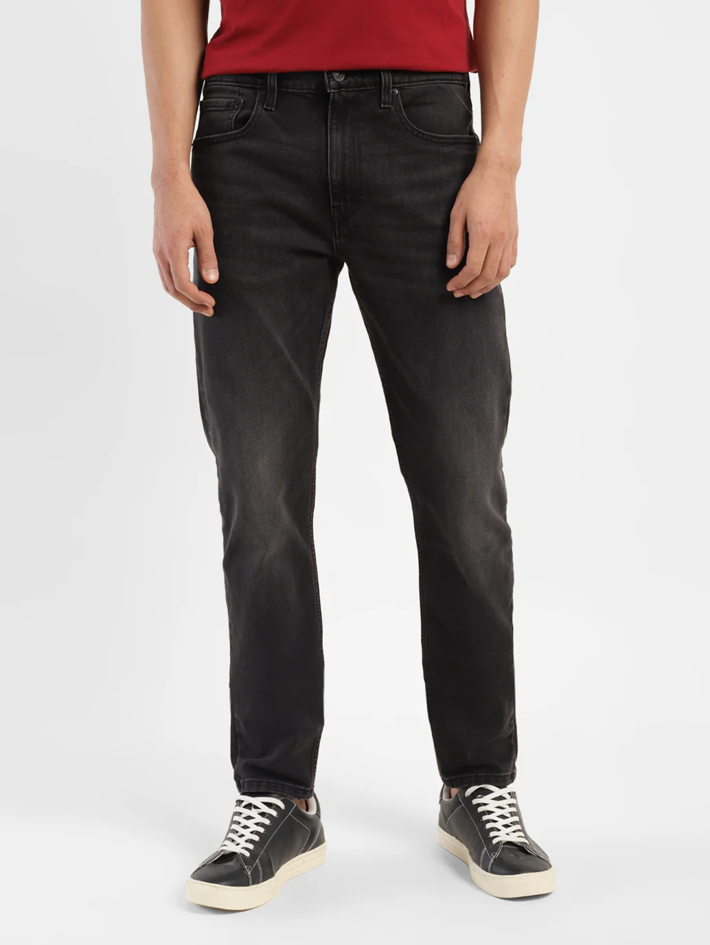 Men's 512 Black Slim Tapered Fit Mid Rise Jeans - Image 2