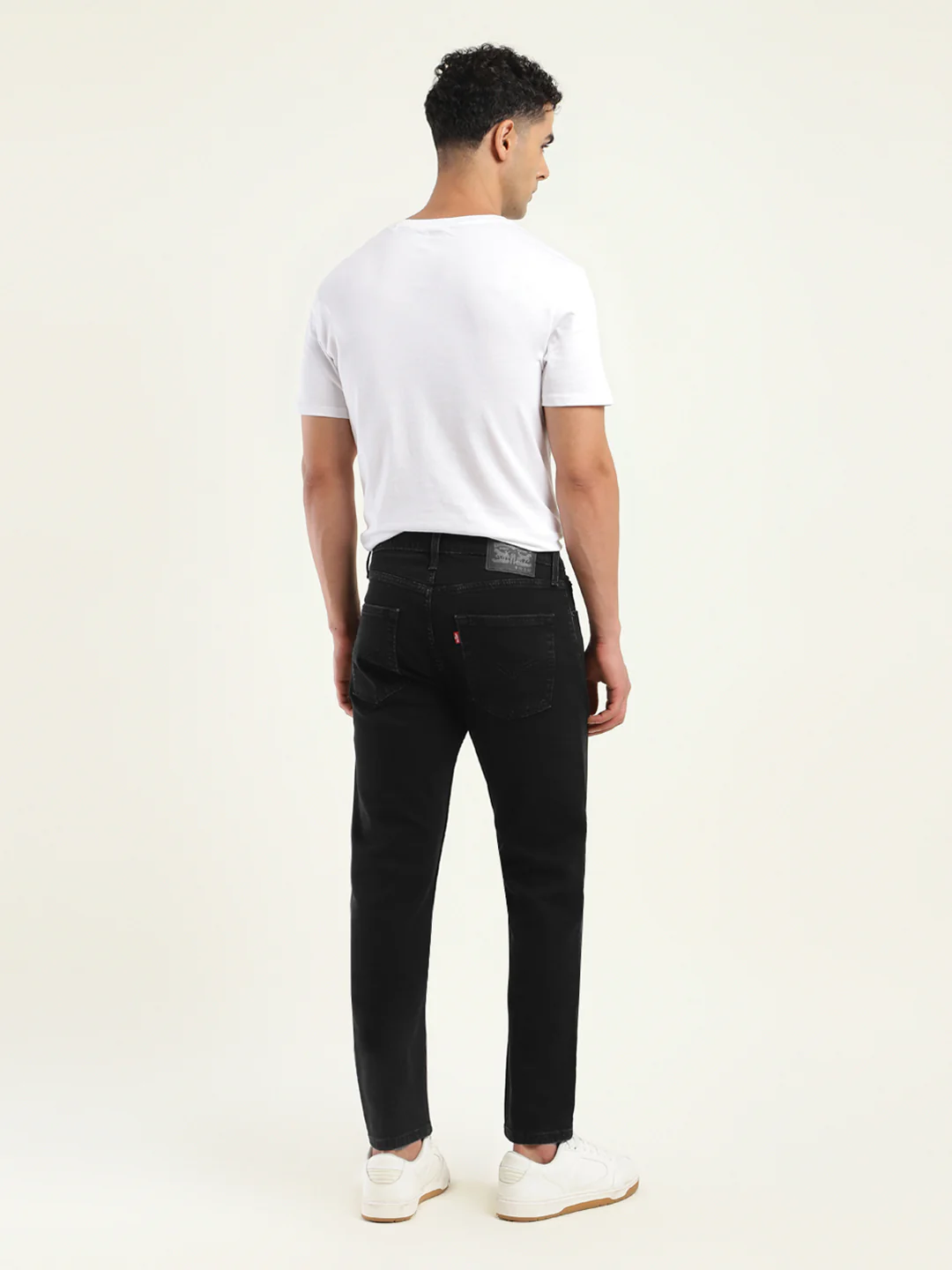 Men's 512 Black Slim Tapered Fit Mid Rise Jeans - Image 3