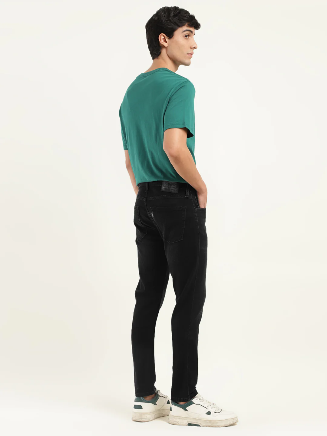 Men's 512 Black Slim Tapered Fit Mid Rise Jeans - Image 3
