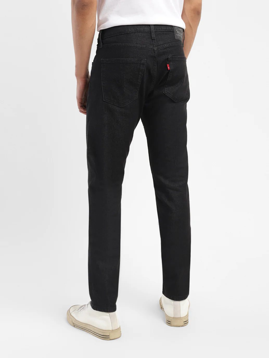 Men's 512 Black Slim Tapered Fit Mid Rise Jeans - Image 3