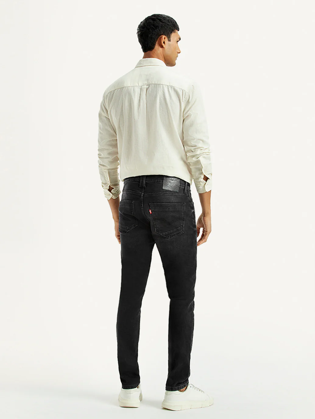 Men's 512 Black Slim Tapered Fit Mid Rise Jeans - Image 3