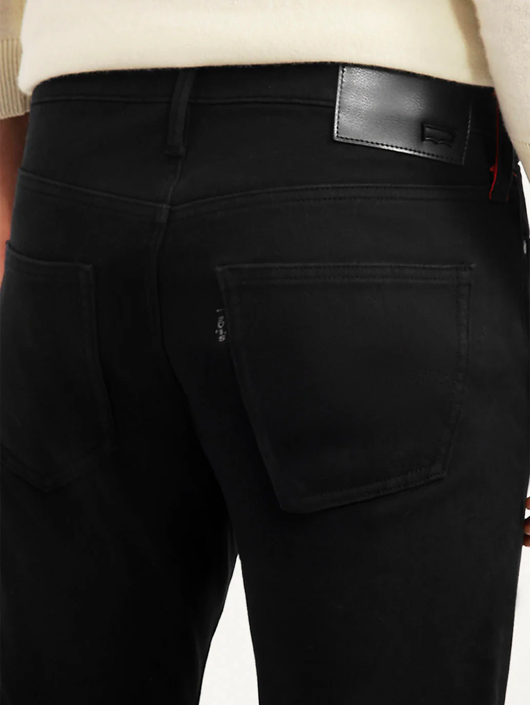 Men's Redloop 512 Black Slim Tapered Fit Mid Rise Jeans - Image 6