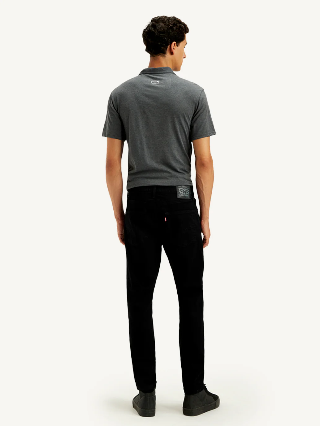 Men's 512 Black Slim Tapered Fit Mid Rise Jeans - Image 2