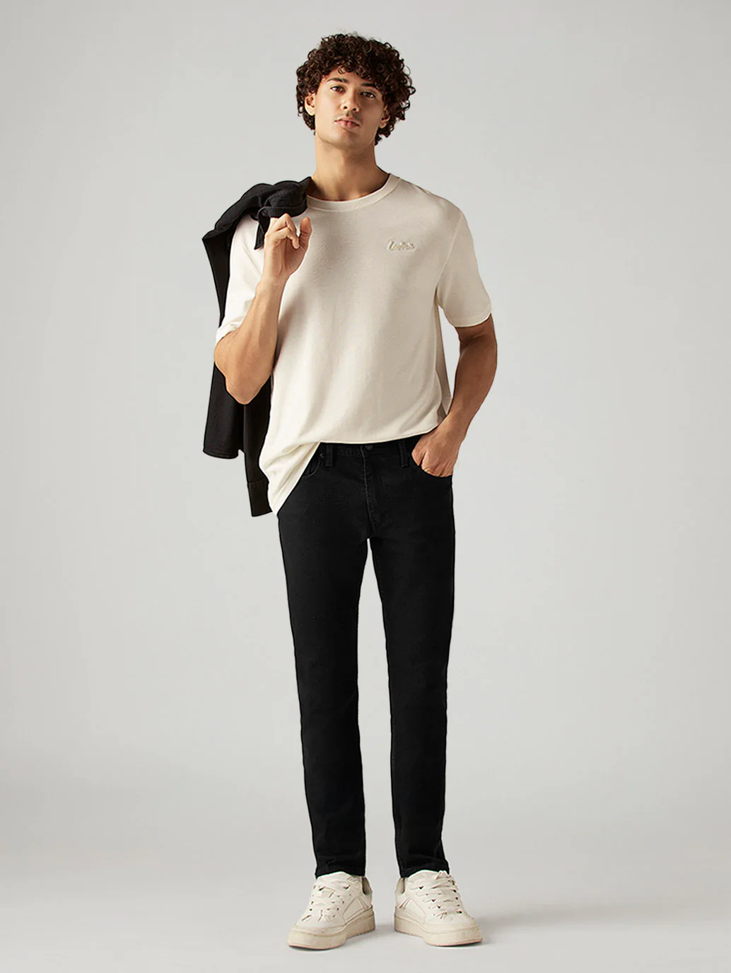 Men's 512 Black Slim Tapered Fit Mid Rise Jeans