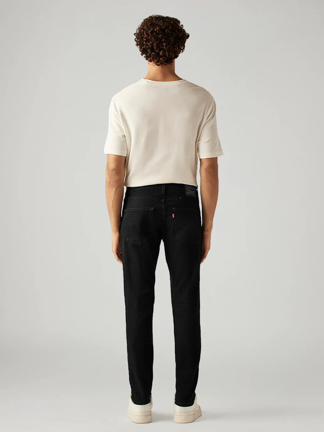Men's 512 Black Slim Tapered Fit Mid Rise Jeans - Image 3