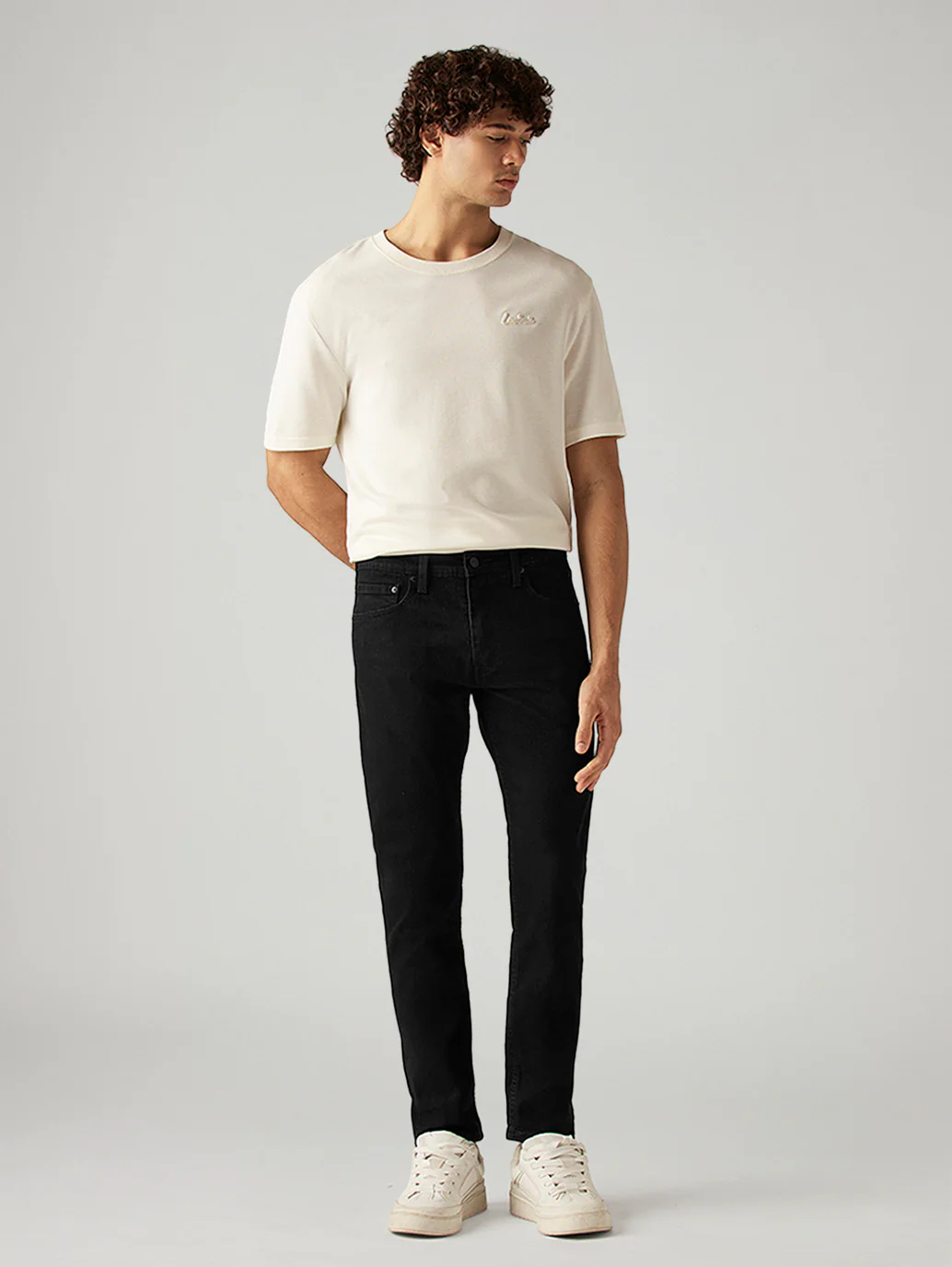 Men's 512 Black Slim Tapered Fit Mid Rise Jeans - Image 6