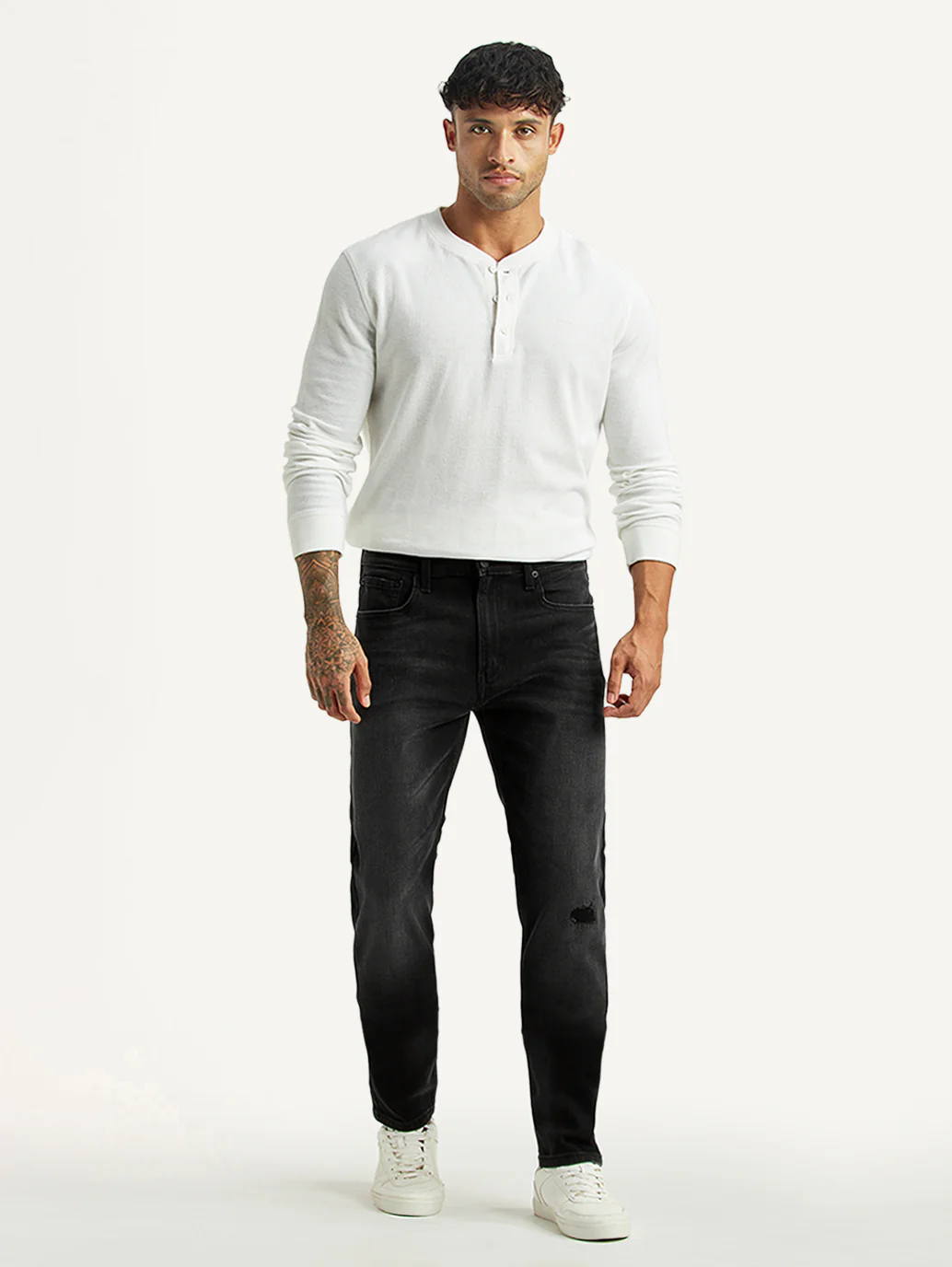 Men's 512 Black Slim Tapered Fit Hyper Stretch Jeans