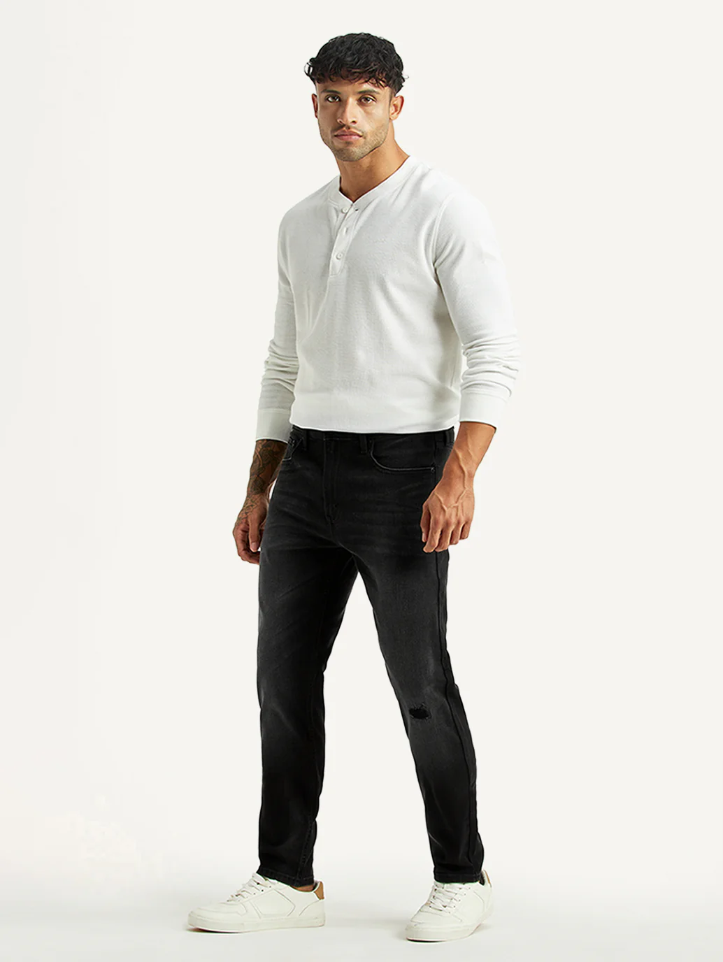 Men's 512 Black Slim Tapered Fit Hyper Stretch Jeans - Image 5