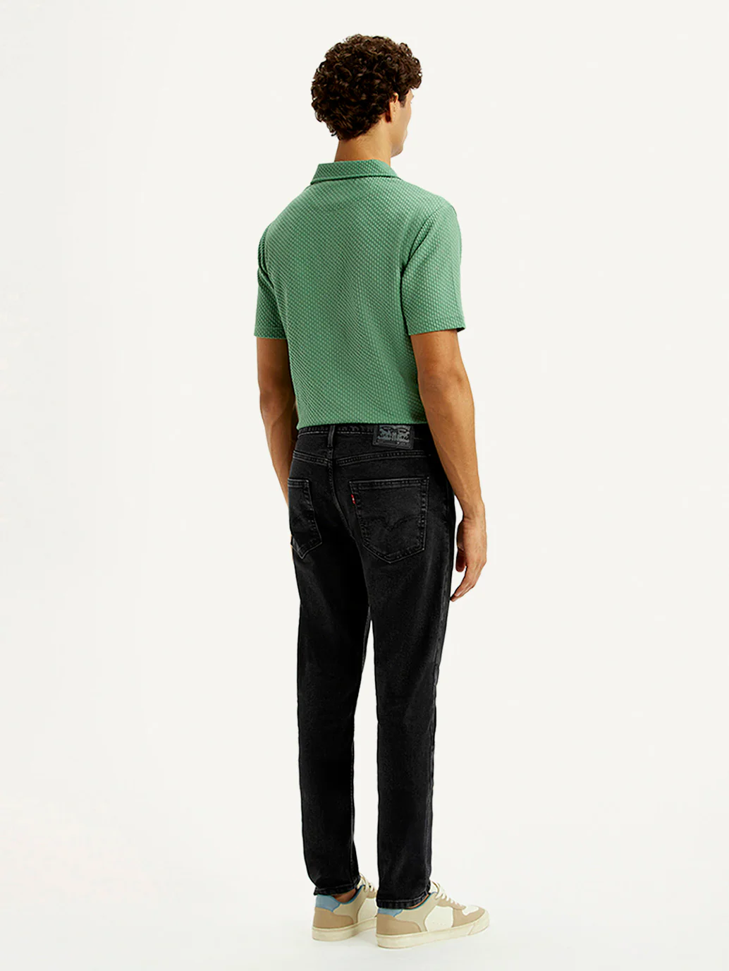 Men's 512 Black Slim Tapered Fit Mid Rise Jeans - Image 5