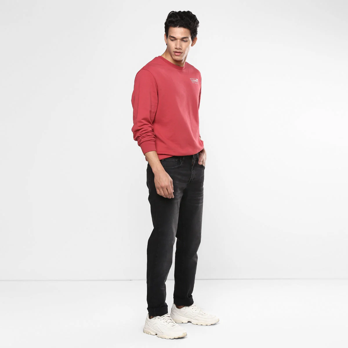 Men's 512 Black Slim Tapered Fit Mid Rise Jeans - Image 6