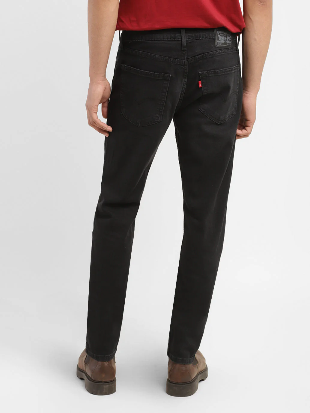 Men's 512 Black Slim Tapered Fit Mid Rise Jeans - Image 9