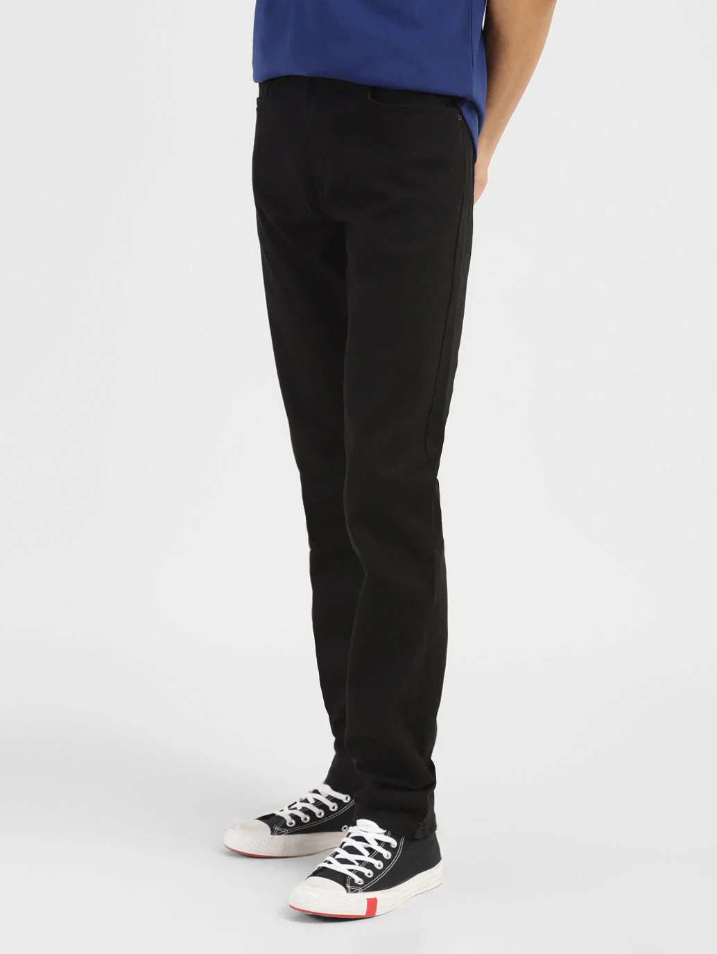 Men's 512 Black Slim Tapered Fit Mid Rise Jeans - Image 3