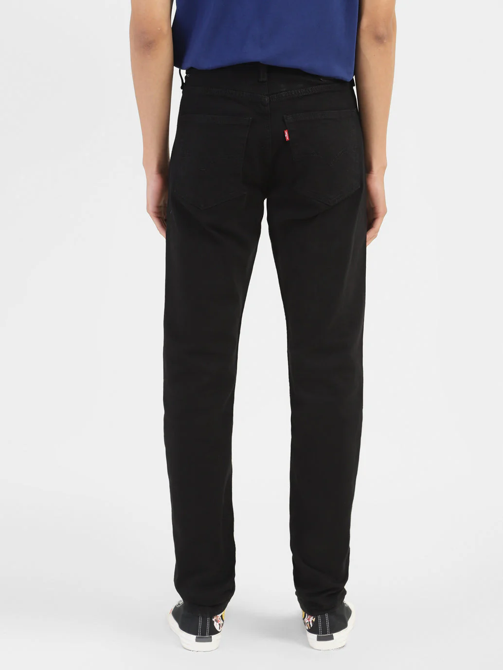 Men's 512 Black Slim Tapered Fit Mid Rise Jeans - Image 5