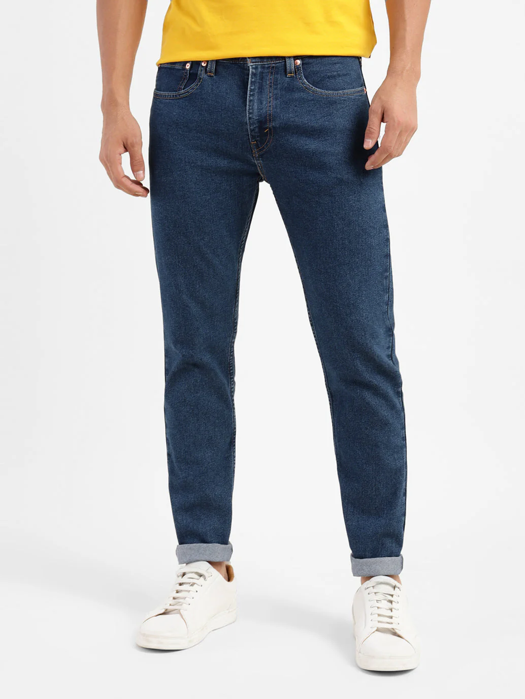 Men's 512 Blue Slim Tapered Fit Mid Rise Jeans - Image 2