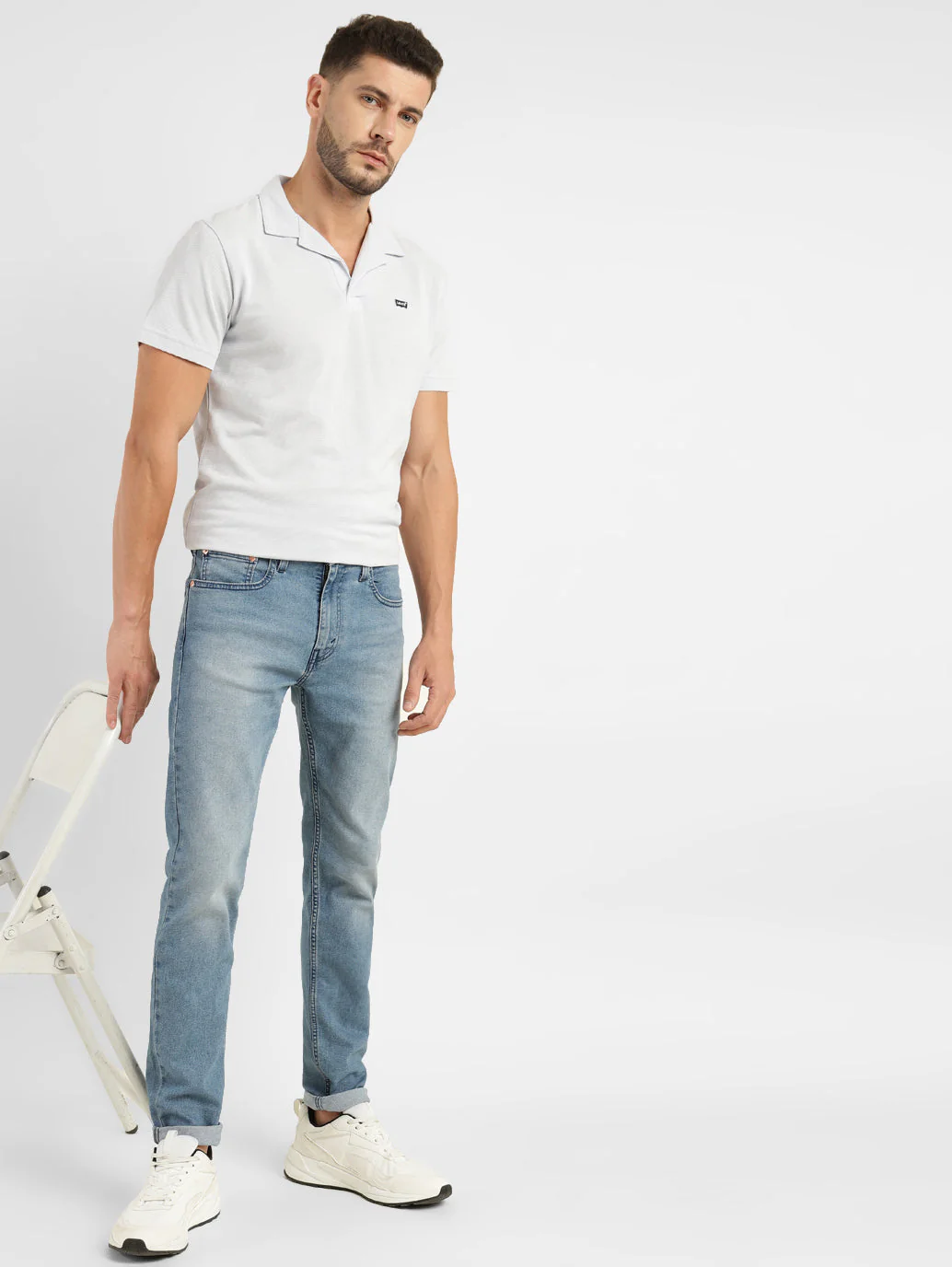 Men's 512 Blue Slim Tapered Fit Mid Rise Jeans - Image 2