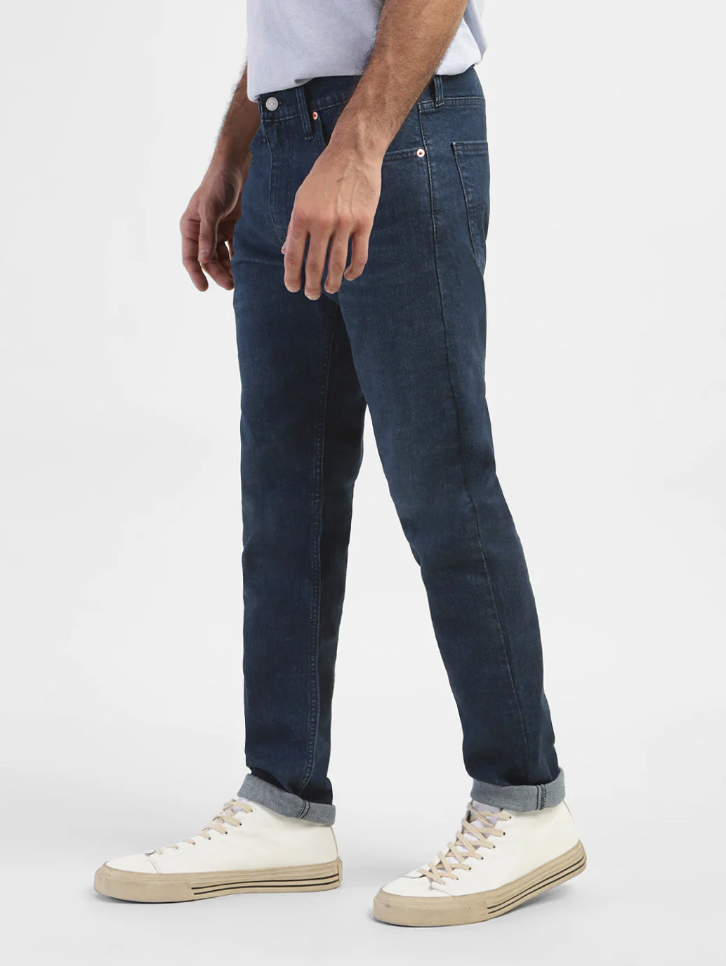 Men's 512 Blue Slim Tapered Fit Mid Rise Jeans - Image 5