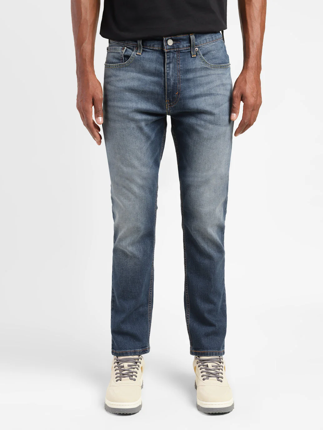 Men's 512 Blue Slim Tapered Fit Mid Rise Jeans - Image 2
