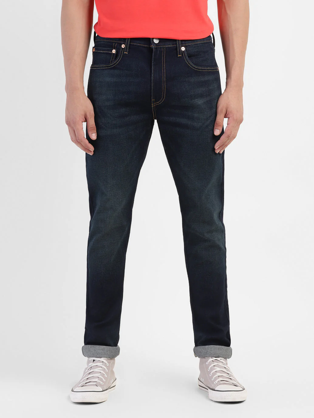 Men's 512 Blue Slim Tapered Fit Mid Rise Jeans - Image 2