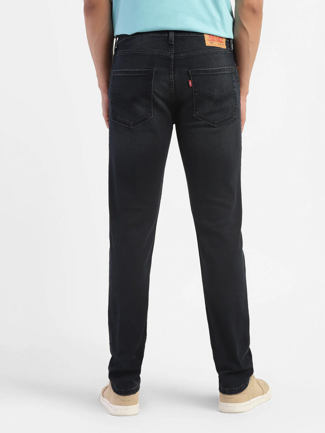Men's 512 Blue Slim Tapered Fit Mid Rise Jeans - Image 3