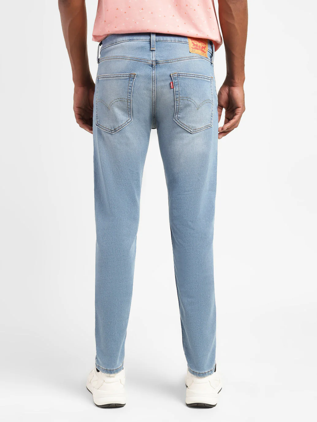 Men's 512 Blue Slim Tapered Fit Mid Rise Jeans - Image 3