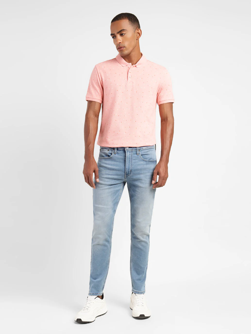 Men's 512 Blue Slim Tapered Fit Mid Rise Jeans - Image 6