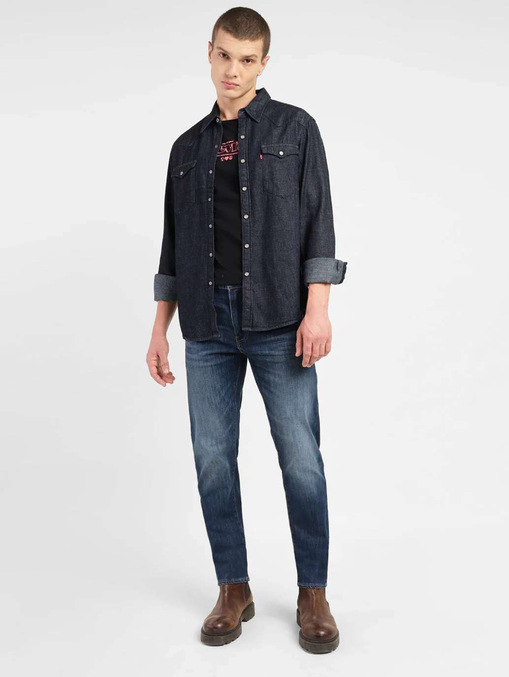 Men's 512 Blue Slim Tapered Fit Mid Rise Jeans - Image 2