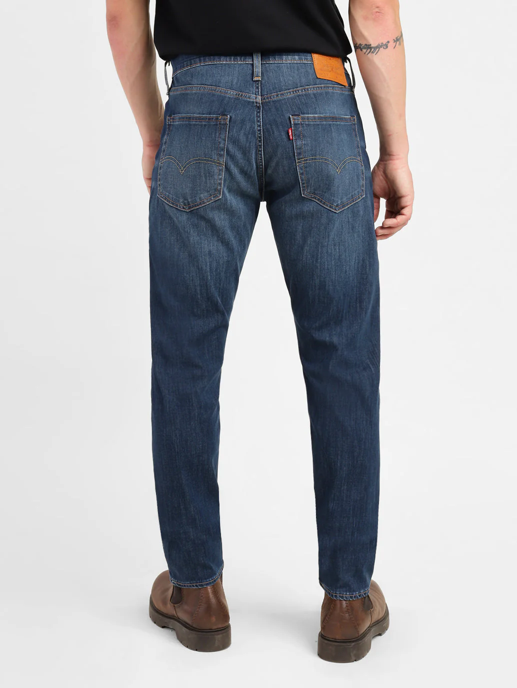 Men's 512 Blue Slim Tapered Fit Mid Rise Jeans - Image 3
