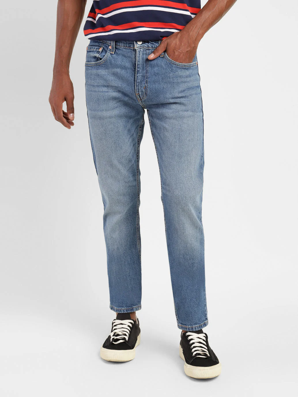 Men's 512 Blue Slim Tapered Fit Mid Rise Jeans - Image 2