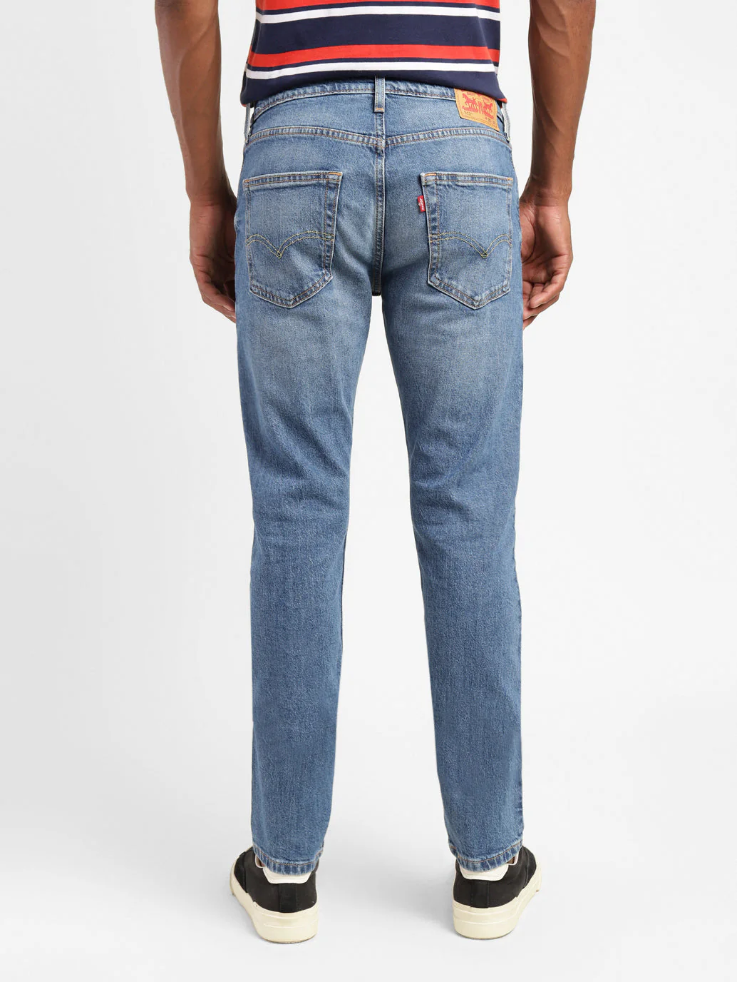 Men's 512 Blue Slim Tapered Fit Mid Rise Jeans - Image 3