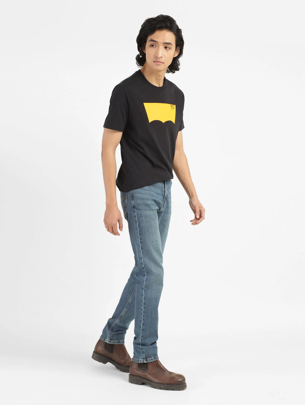 Men's 512 Blue Slim Tapered Fit Mid Rise Jeans