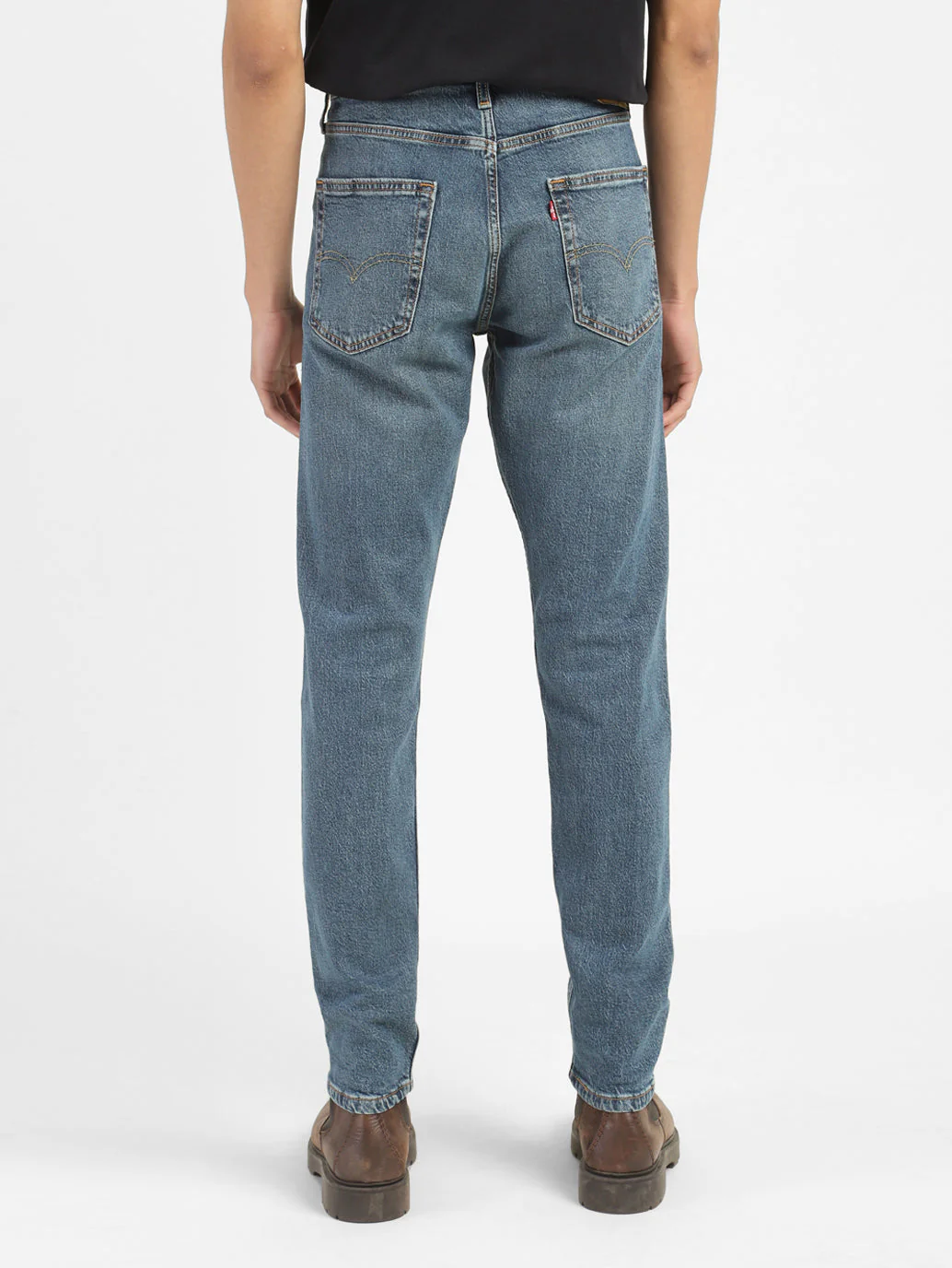 Men's 512 Blue Slim Tapered Fit Mid Rise Jeans - Image 3