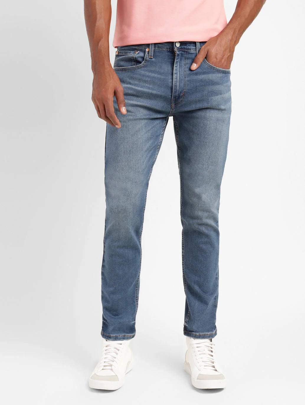 Men's 512 Blue Slim Tapered Fit Mid Rise Jeans - Image 2