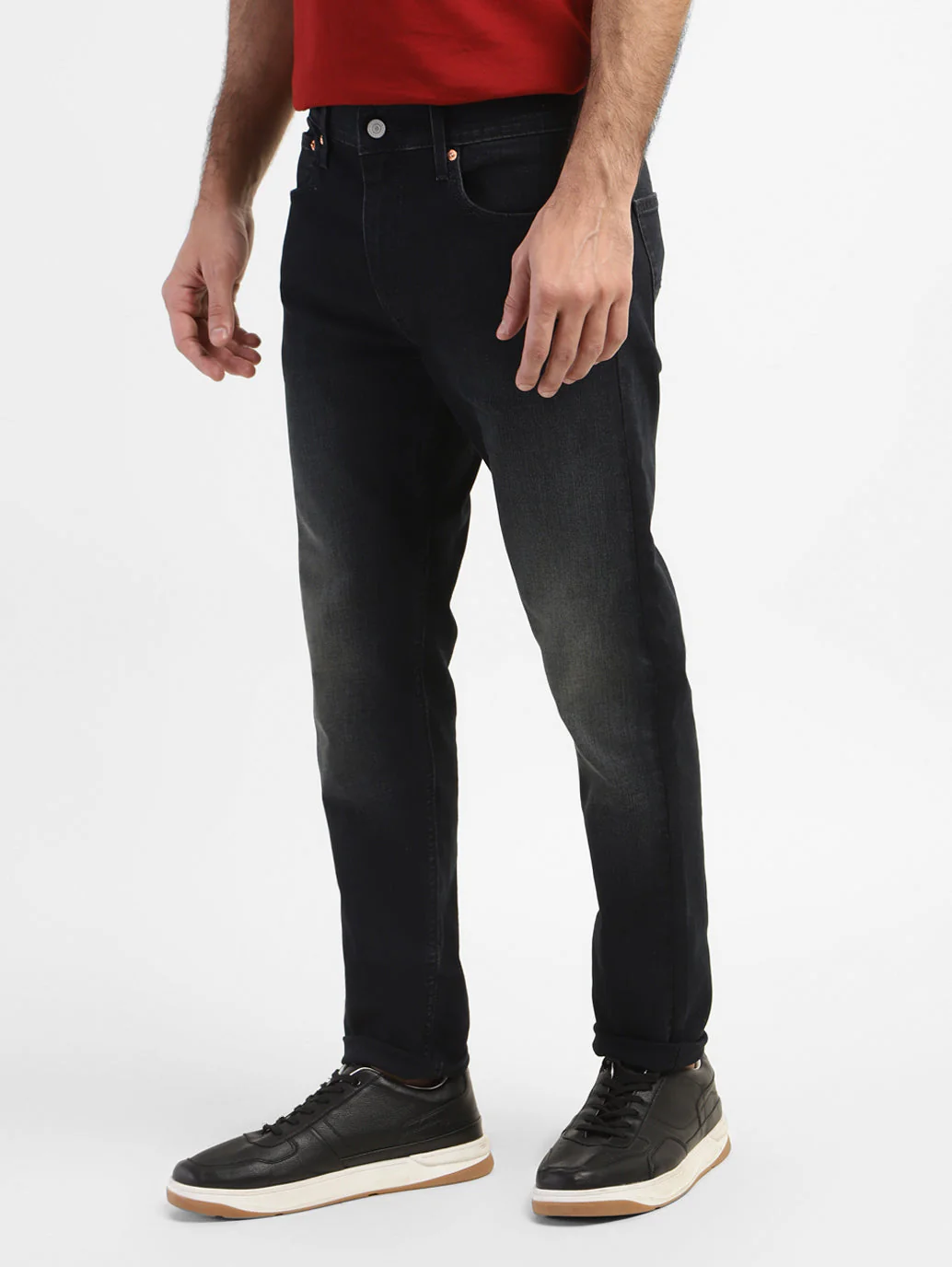 Men's 512 Blue Slim Tapered Fit Mid Rise Jeans - Image 5