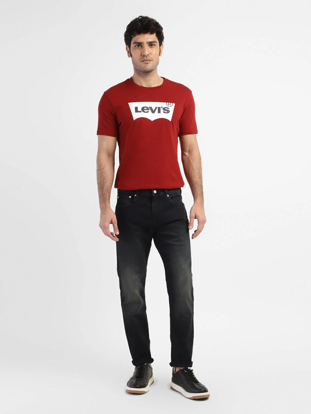 Men's 512 Blue Slim Tapered Fit Mid Rise Jeans - Image 6