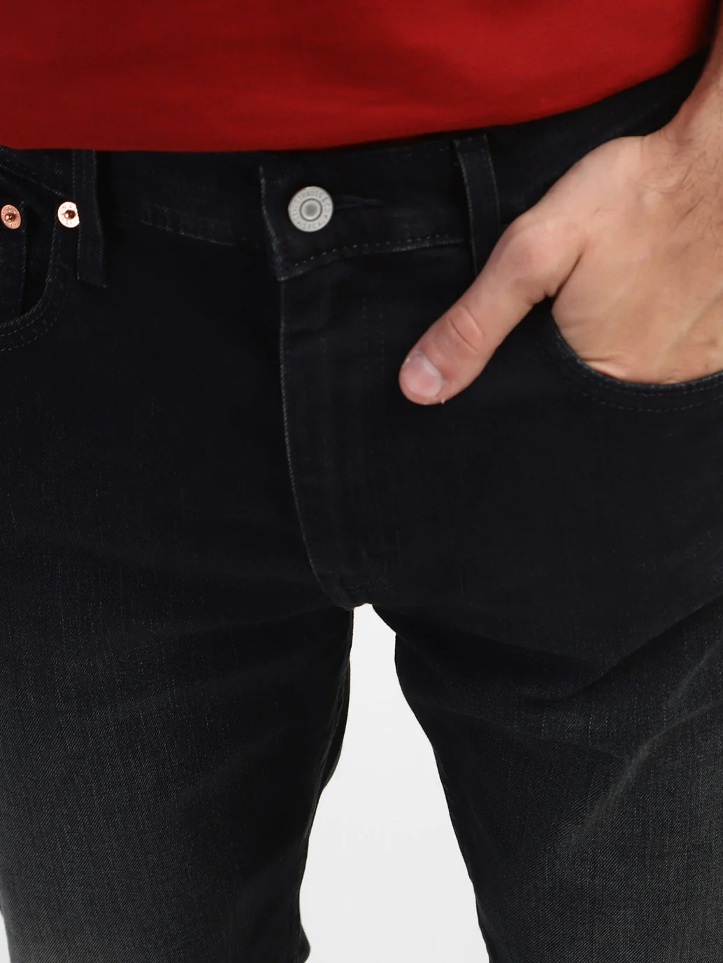 Men's 512 Blue Slim Tapered Fit Mid Rise Jeans - Image 7